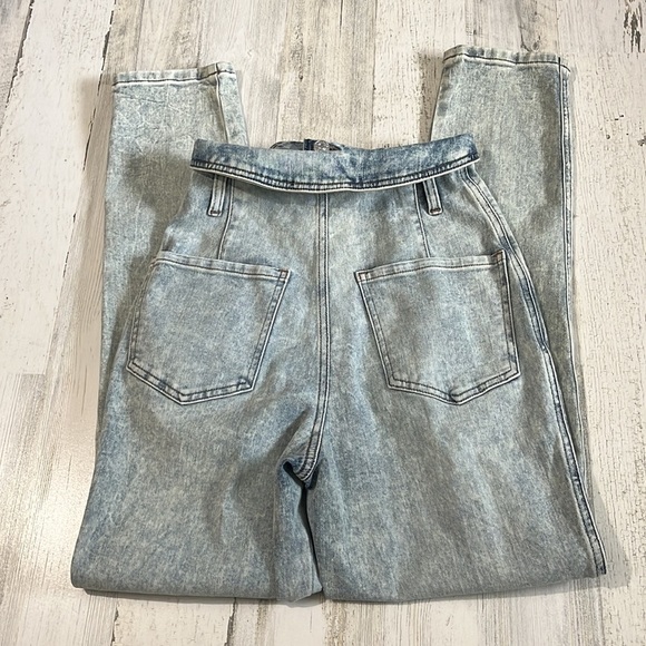 Express Editor Button Fly Acid Wash Jeans Size 00 NWT - Picture 4 of 12